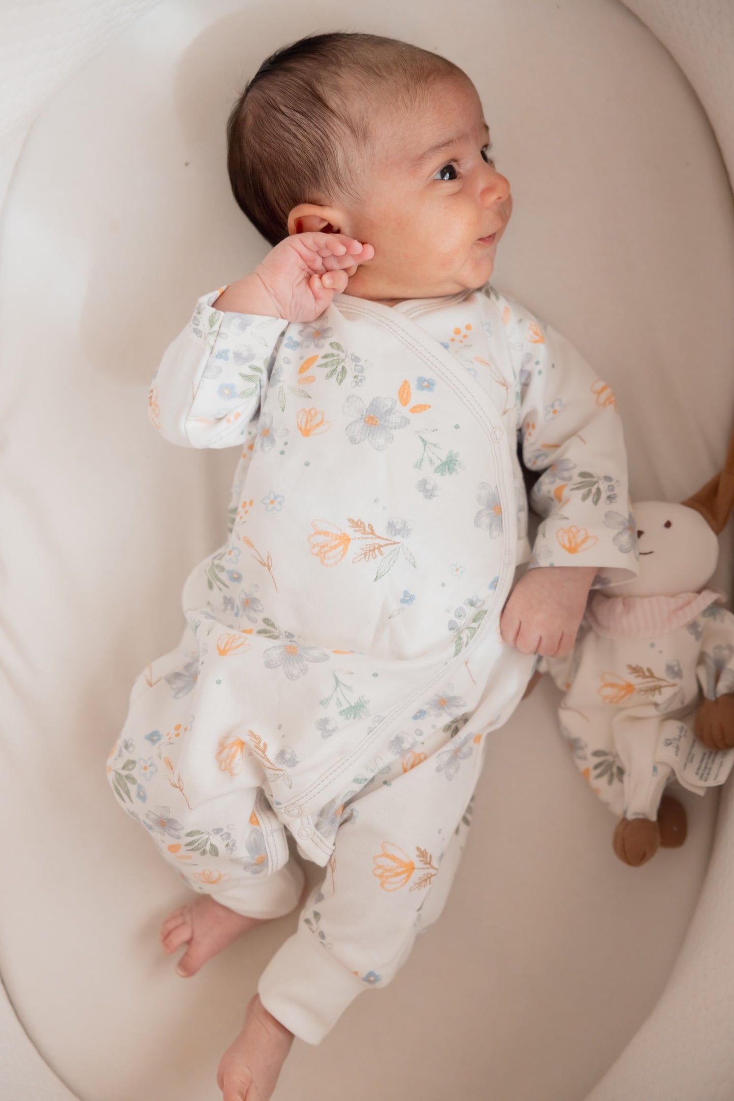 Side Snap Kimono - Modern Daisy