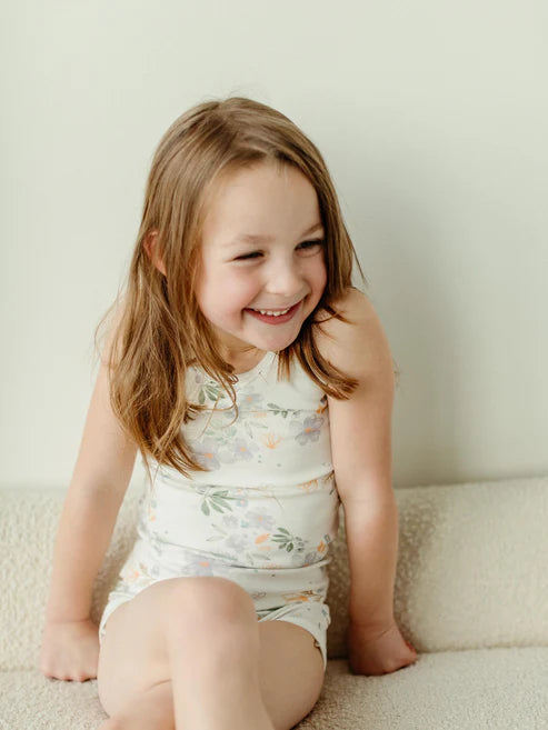 Girls Undershirt - Modern Daisy