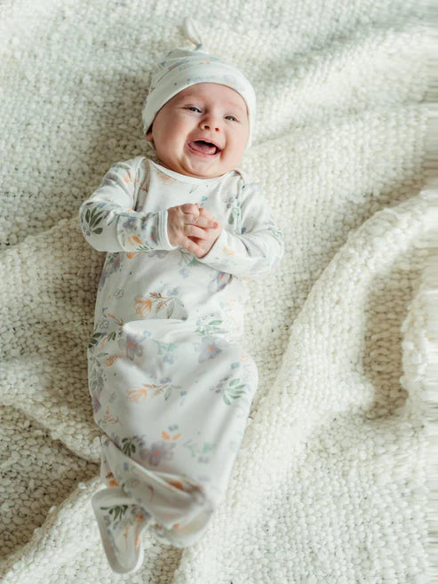 Knotted Gown and Beanie - Modern Daisy