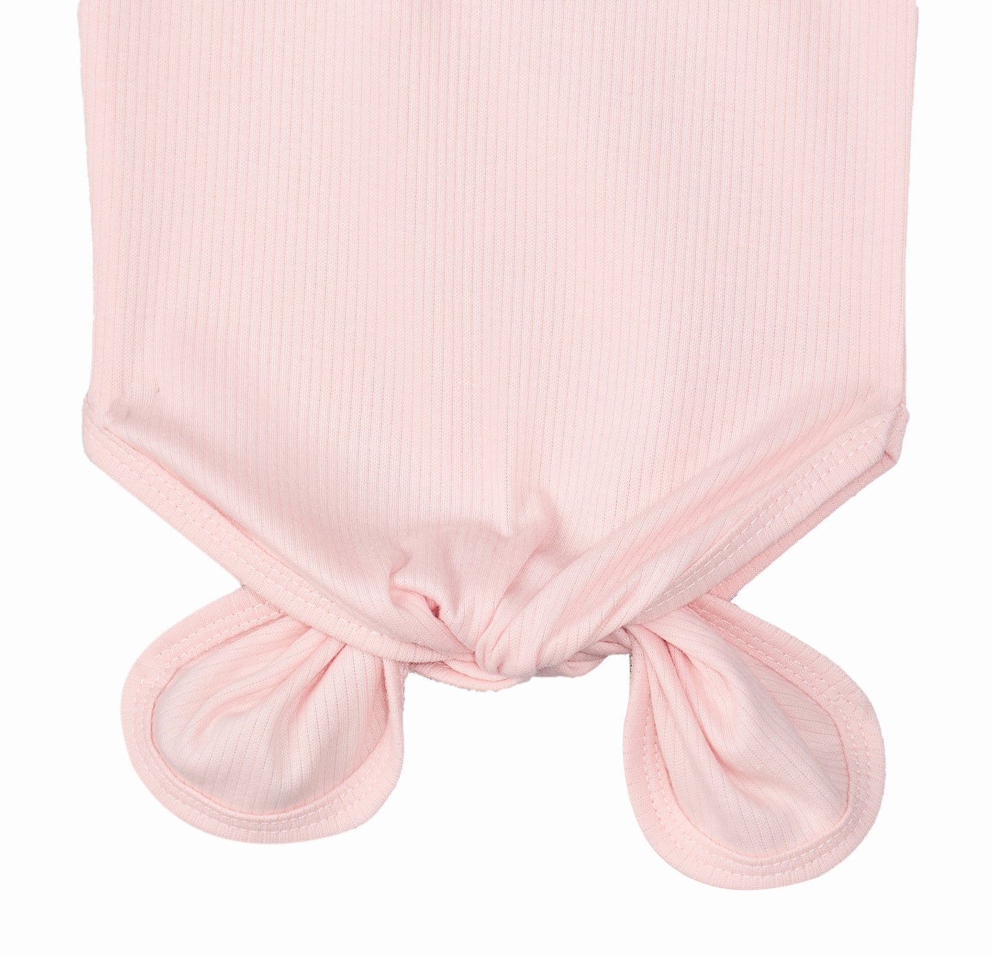 Knotted Gown and Beanie - Delicate Pink