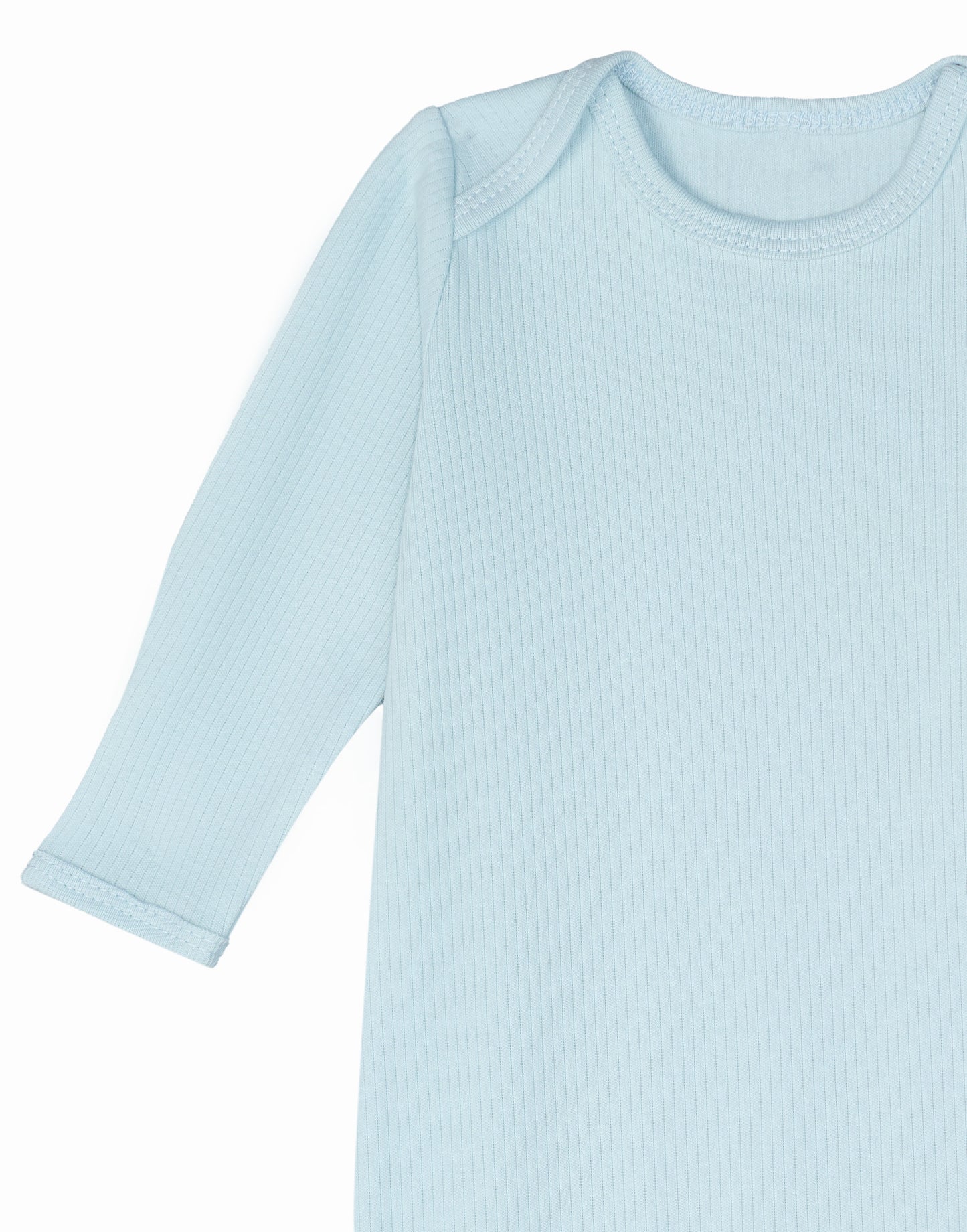 Knotted Gown and Beanie - Pearl Blue