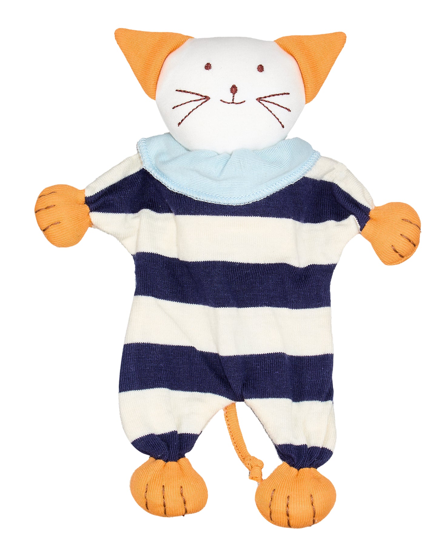 Kitty - Navy Blue & White Stripes