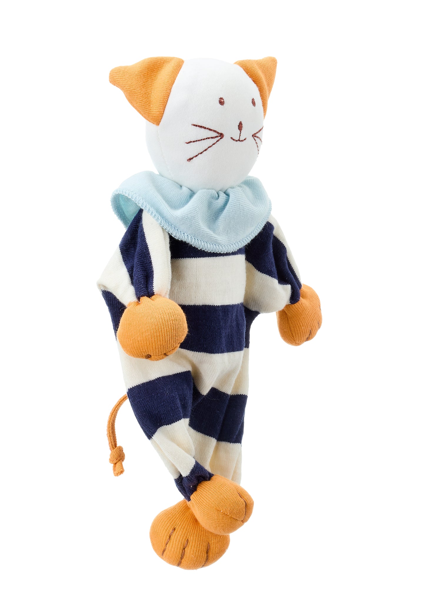 Kitty - Navy Blue & White Stripes