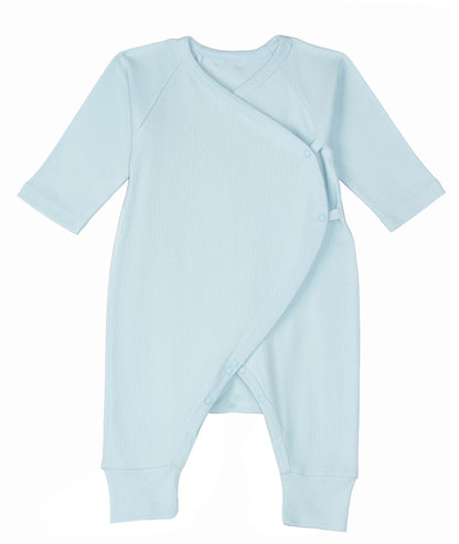 Side Snap Kimono - Pearl Blue