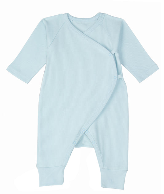 Side Snap Kimono - Pearl Blue