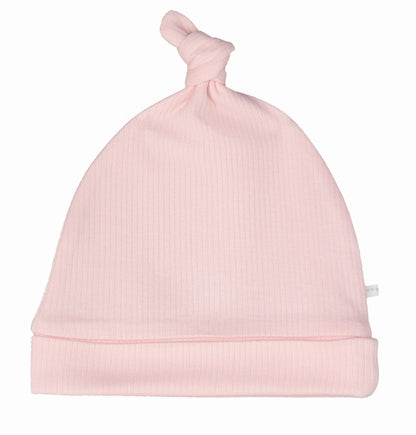 Knotted Gown and Beanie - Delicate Pink