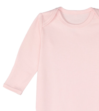 Knotted Gown and Beanie - Delicate Pink