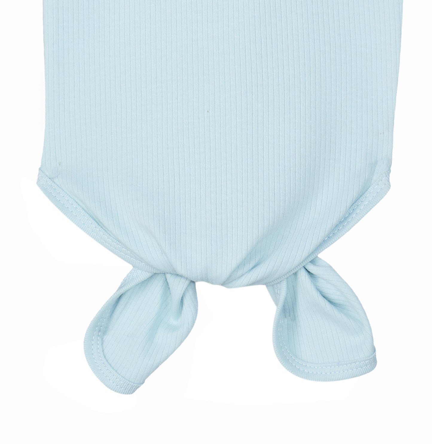 Knotted Gown and Beanie - Pearl Blue