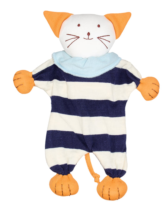 Kitty - Navy Blue & White Stripes