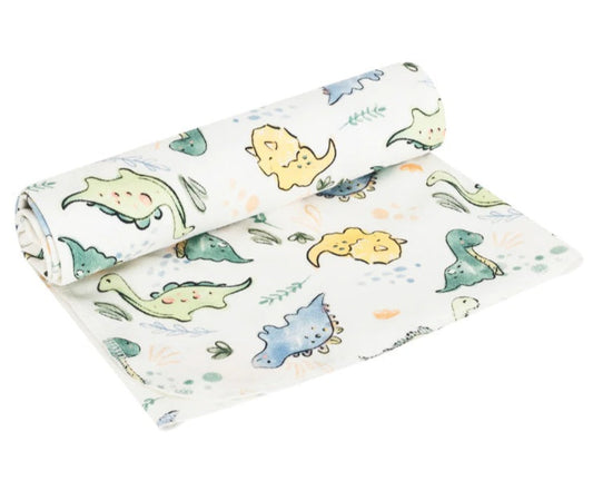 Baby Swaddle Blanket - Dino Print