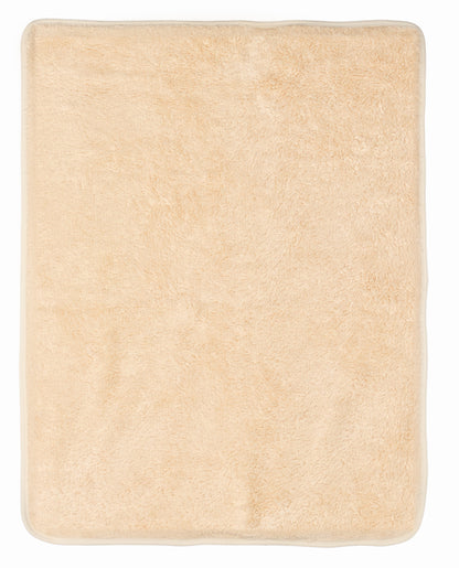 Faux Fur Sherpa Stroller Blanket honey